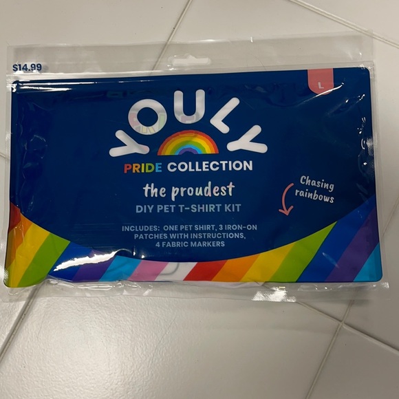 Youly Pride Collection DIY Pet T-Shirt Kit - The Proudest *Benefits Animals* - Picture 2 of 8